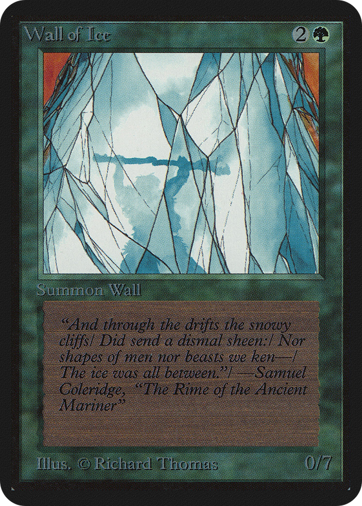 Wall of Ice (LEA-)  - Limited Edition Alpha