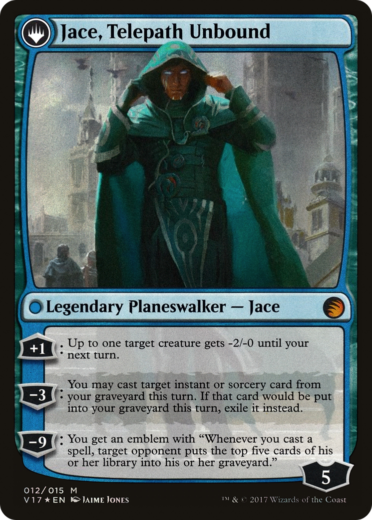 Jace, Vryn's Prodigy (V17-012)  Foil - From the Vault: Transform: (originpwdfc)