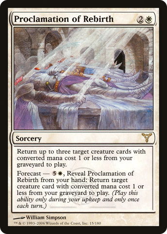 Proclamation of Rebirth (DIS-015)  Foil - Dissension