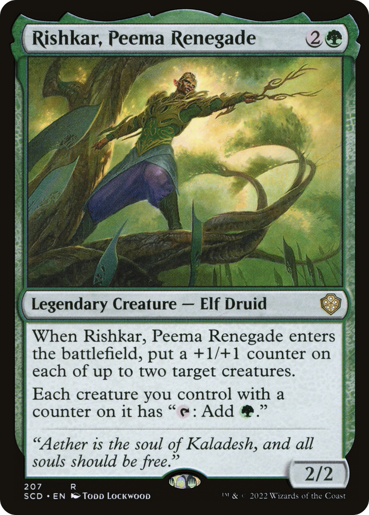 Rishkar, Peema Renegade (SCD-207)  - Starter Commander Decks