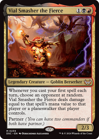 Vial Smasher the Fierce (DSC-239)  - Duskmourn: House of Horror Commander