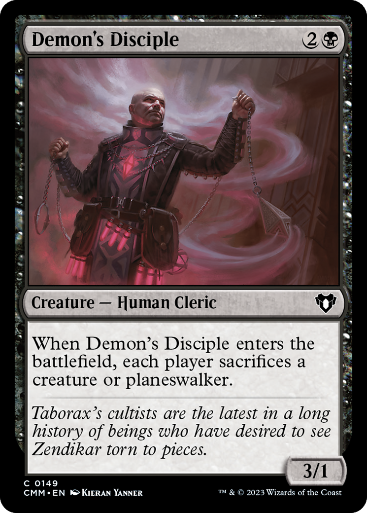 Demon's Disciple (CMM-149)  - Commander Masters
