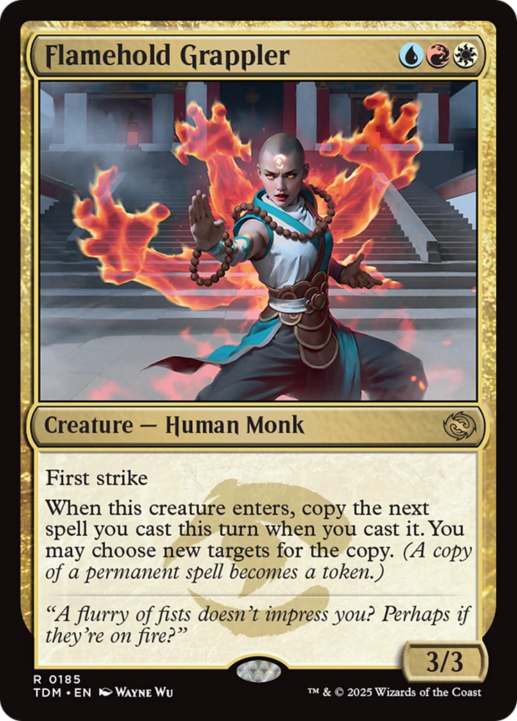 Flamehold Grappler (TDM-185)  Foil - Tarkir: Dragonstorm