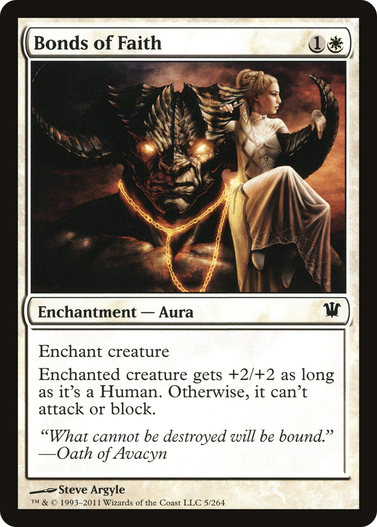 Bonds of Faith (ISD-005)  Foil - Innistrad
