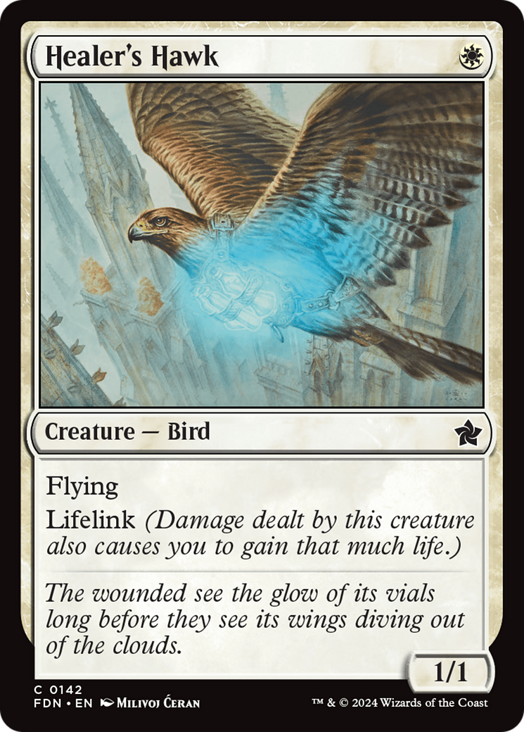 Healer's Hawk (FDN-142)  - Foundations