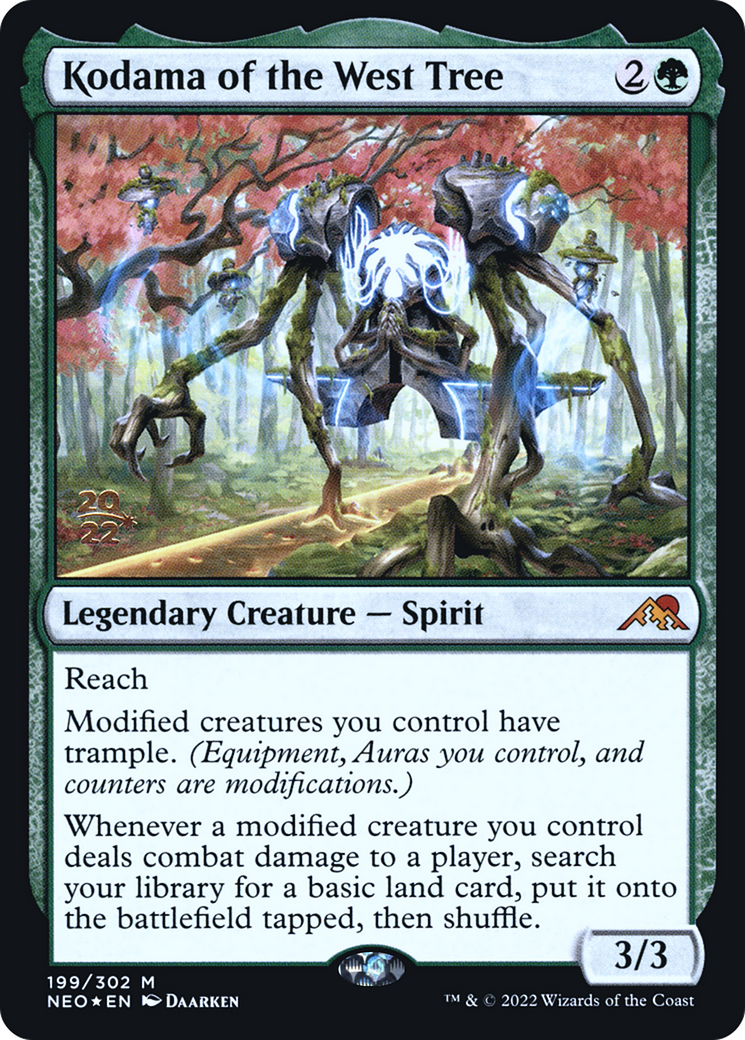 Kodama of the West Tree (PRE-199S) - Kamigawa: Neon Dynasty Promos Foil