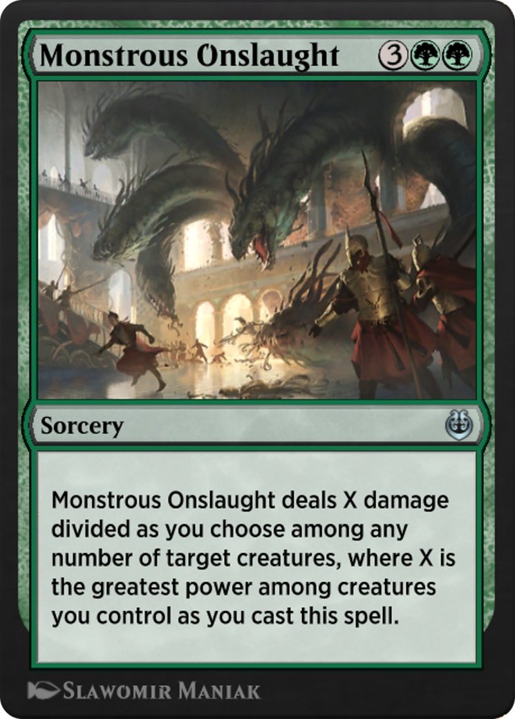 Monstrous Onslaught (KLR-169)  - Kaladesh Remastered