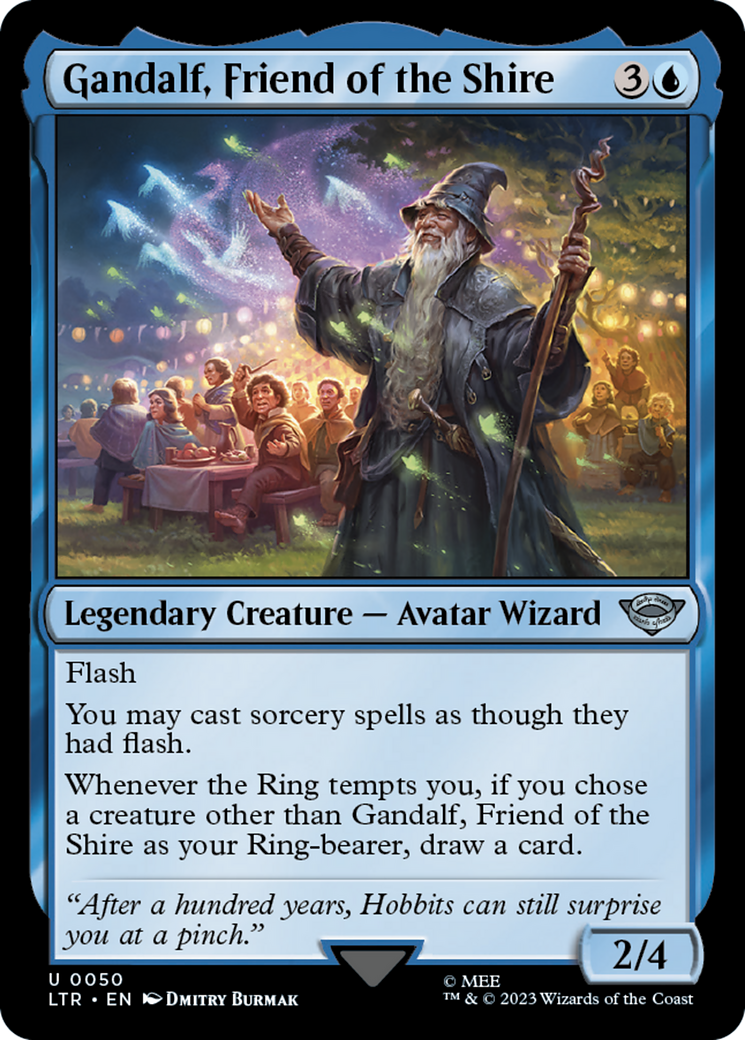 Gandalf, Friend of the Shire (LTR-050)  Foil - The Lord of the Rings: Tales of Middle-earth