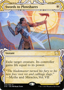 Swords to Plowshares (STA-010)  - Strixhaven Mystical Archive: (Showcase) (Borderless)
