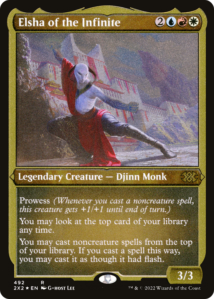 Elsha of the Infinite (Foil Etched) (2X2-492)  Foil - Double Masters 2022
