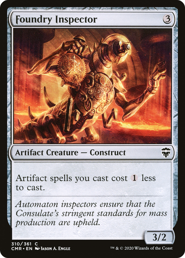 Foundry Inspector (CMR-310)  - Commander Legends