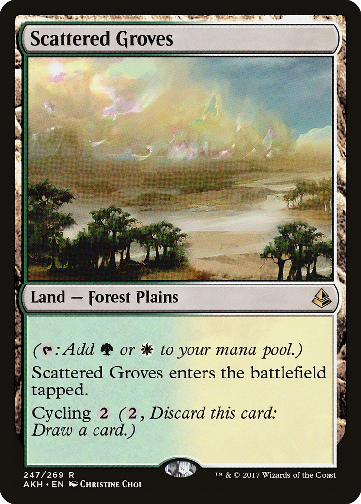 Scattered Groves (AKH-247) - Amonkhet Foil