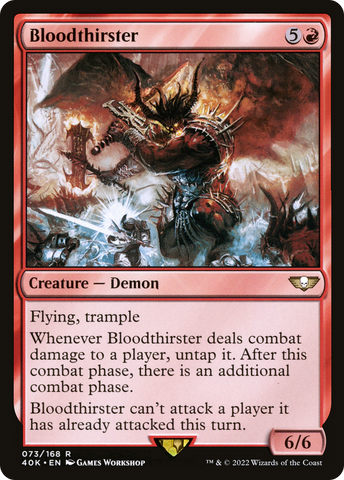 Bloodthirster (40K-073)  - Warhammer 40,000 Commander