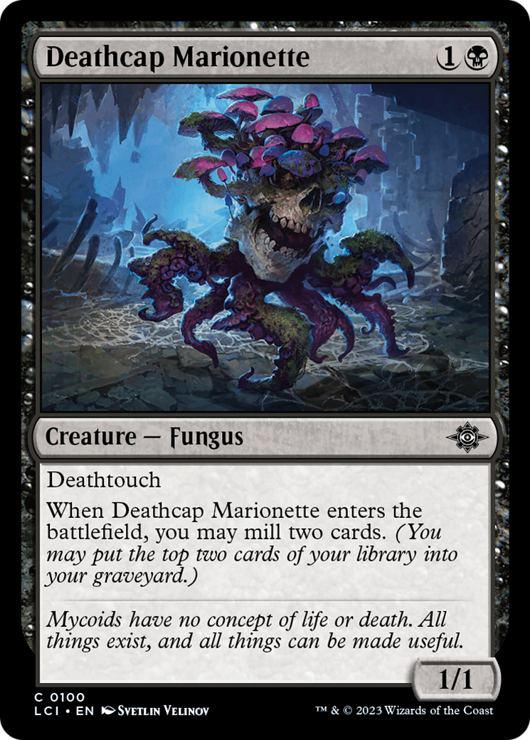 Deathcap Marionette (LCI-100)  Foil - The Lost Caverns of Ixalan