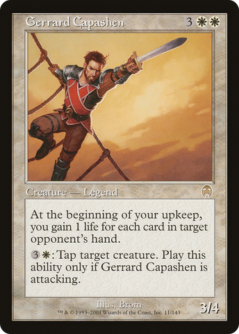 Gerrard Capashen (APC-011)  Foil - Apocalypse