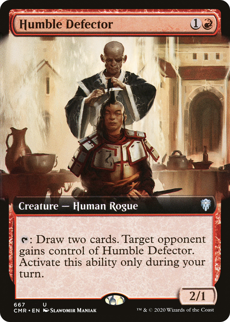 Humble Defector (Extended Art) (CMR-667)  - Commander Legends: (Extended Art)