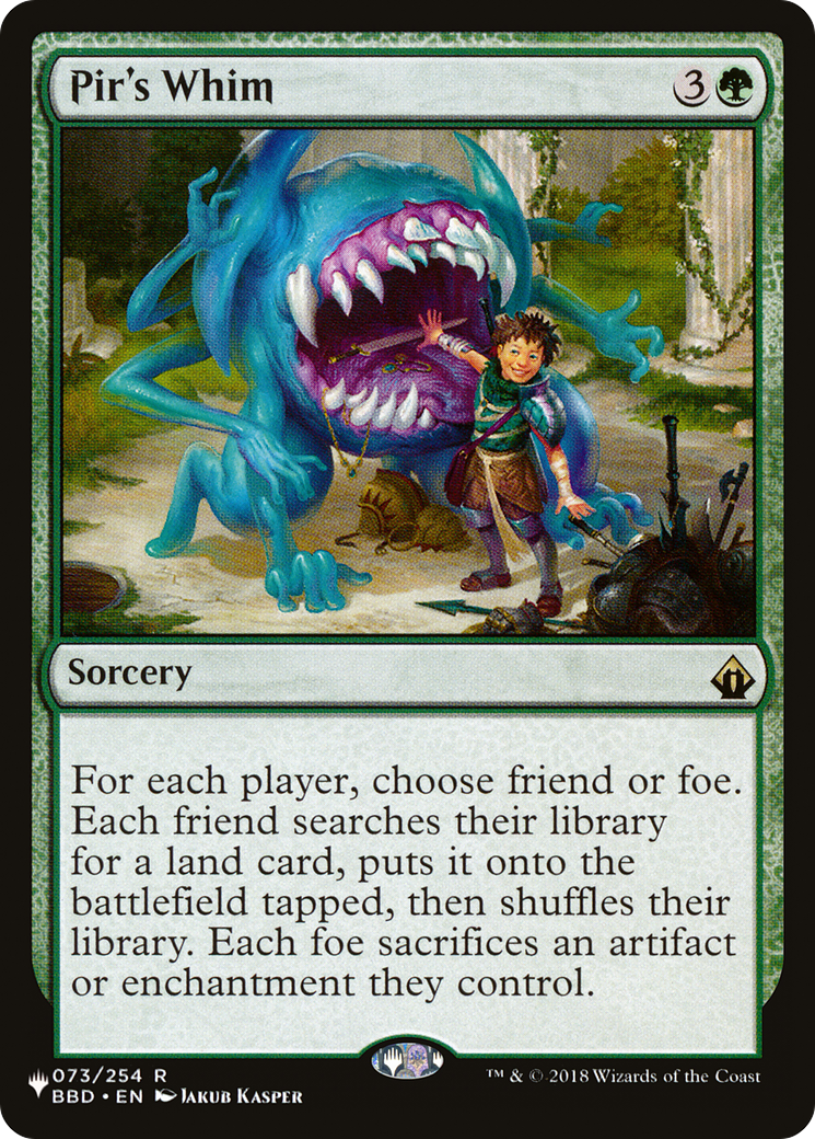 Pir's Whim (LIST-073/254)  - The List