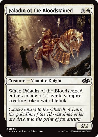 Paladin of the Bloodstained (J25-235)  - Foundations Jumpstart