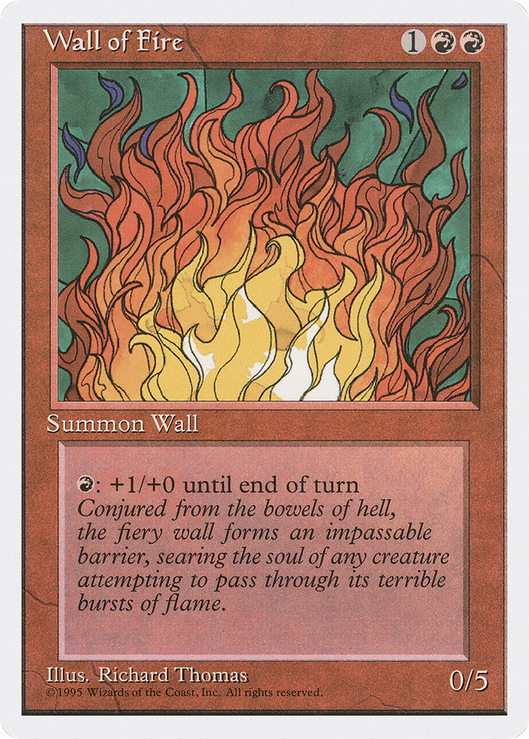 Wall of Fire (4ED-)  - Fourth Edition