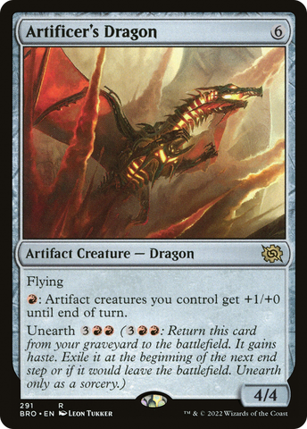 Artificer's Dragon (BRO-291)  - The Brothers' War