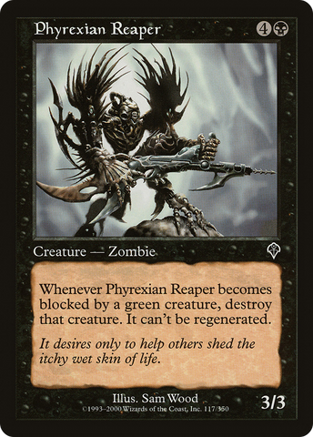 Phyrexian Reaper (INV-117) - Invasion Foil