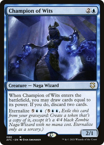 Champion of Wits (AFC-080) - Adventures in the Forgotten Realms Commander