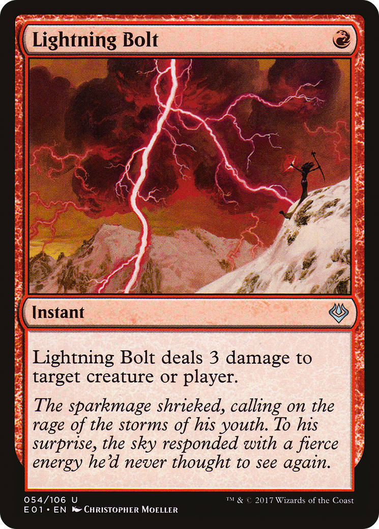 Lightning Bolt (AC2-054) - Archenemy: Nicol Bolas