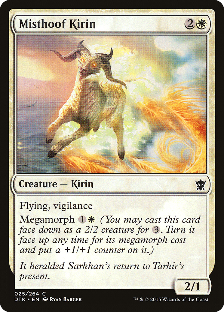 Misthoof Kirin (DTK-025) - Dragons of Tarkir Foil