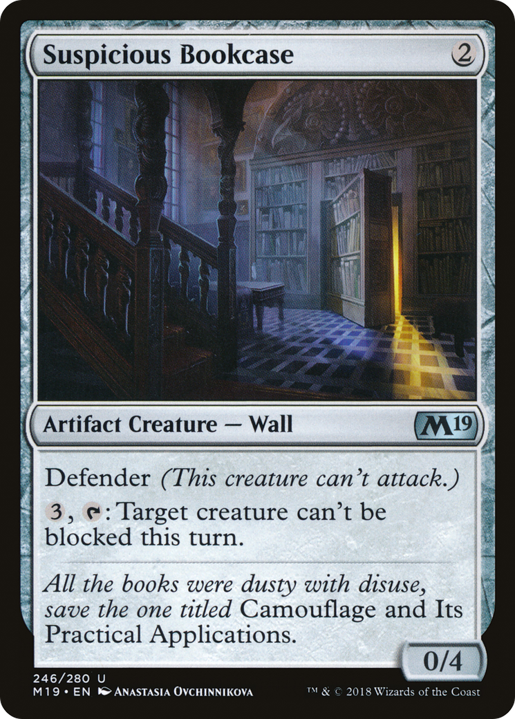 Suspicious Bookcase (M19-246)  Foil - Core Set 2019