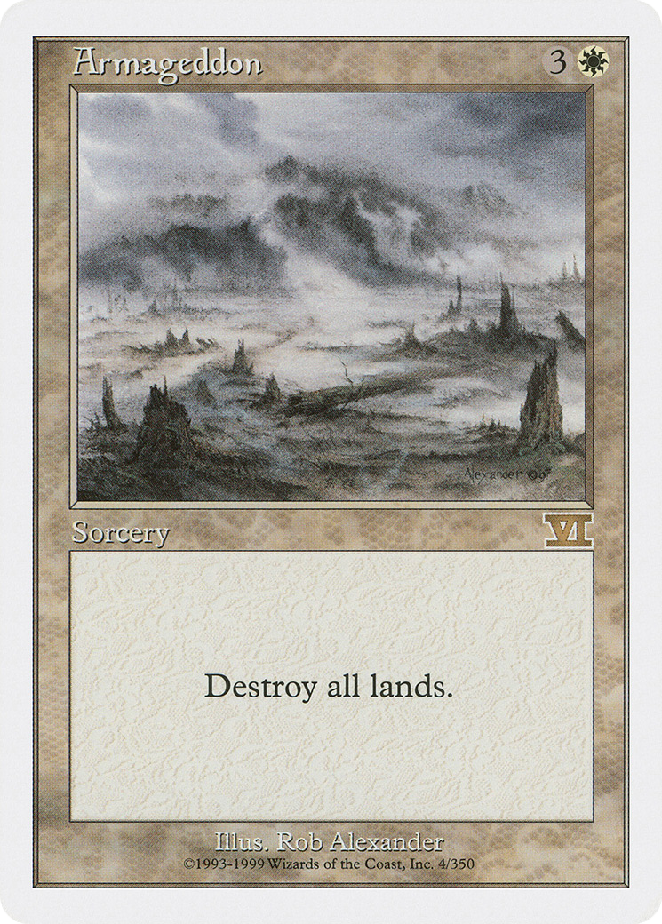 Armageddon (6ED-004)  - Classic Sixth Edition