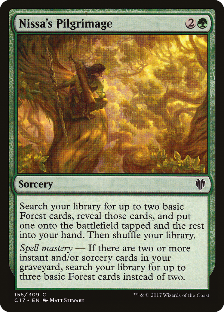 Nissa's Pilgrimage (C17-155) - Commander 2017