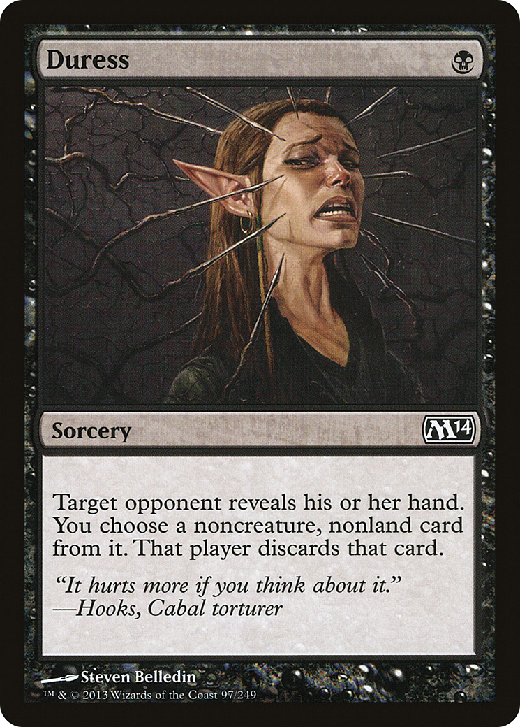 Duress (M14-097)  Foil - Magic 2014