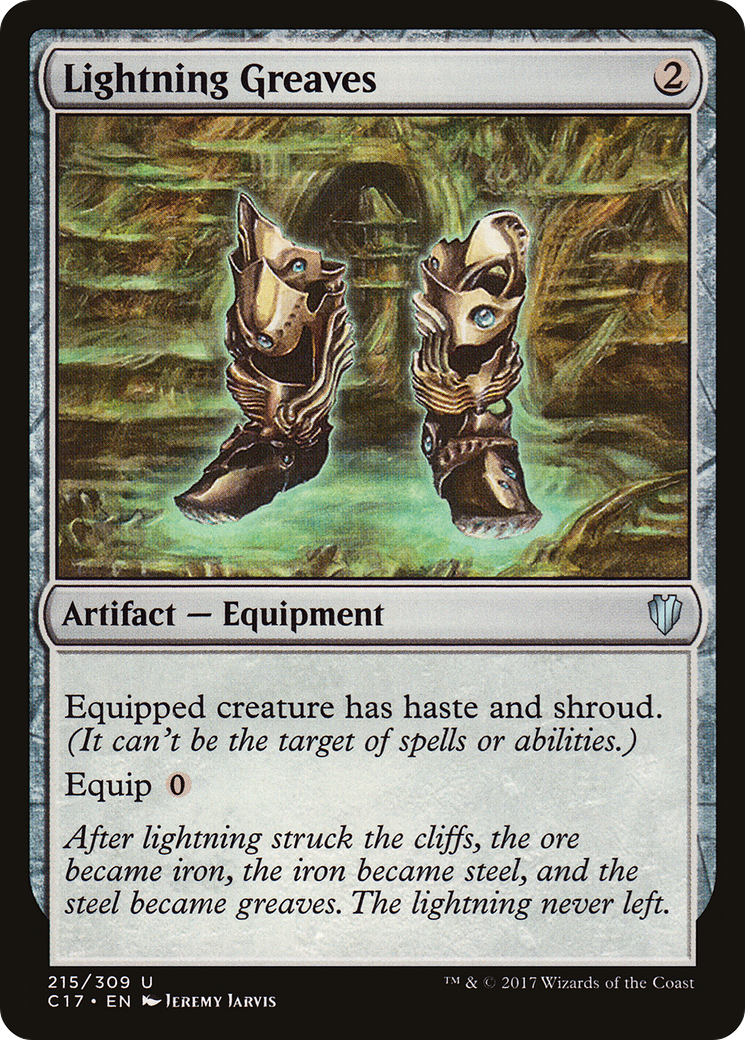 Lightning Greaves (C17-215)  - Commander 2017