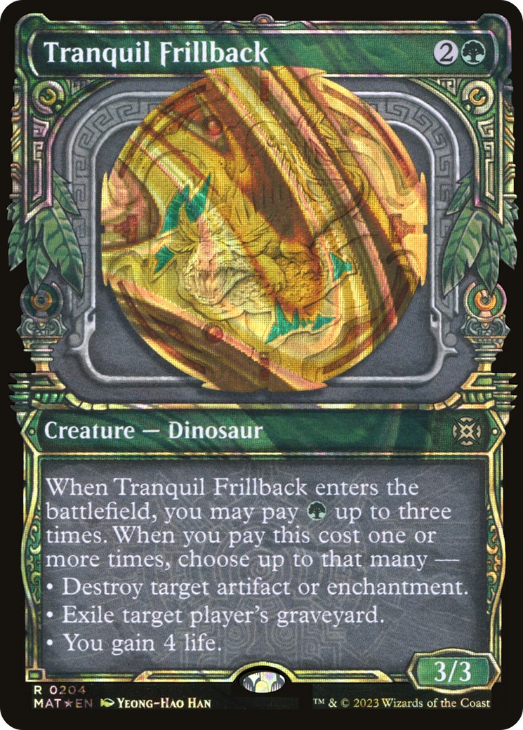 Tranquil Frillback (Halo Foil) (MAT-204)  Foil - March of the Machine: The Aftermath: (Showcase)