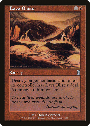 Lava Blister (ODY-200)  - Odyssey