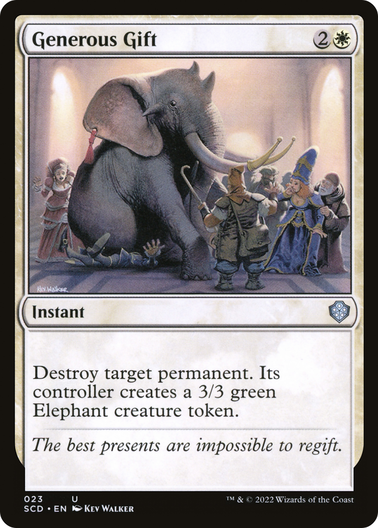Generous Gift (SCD-023)  - Starter Commander Decks