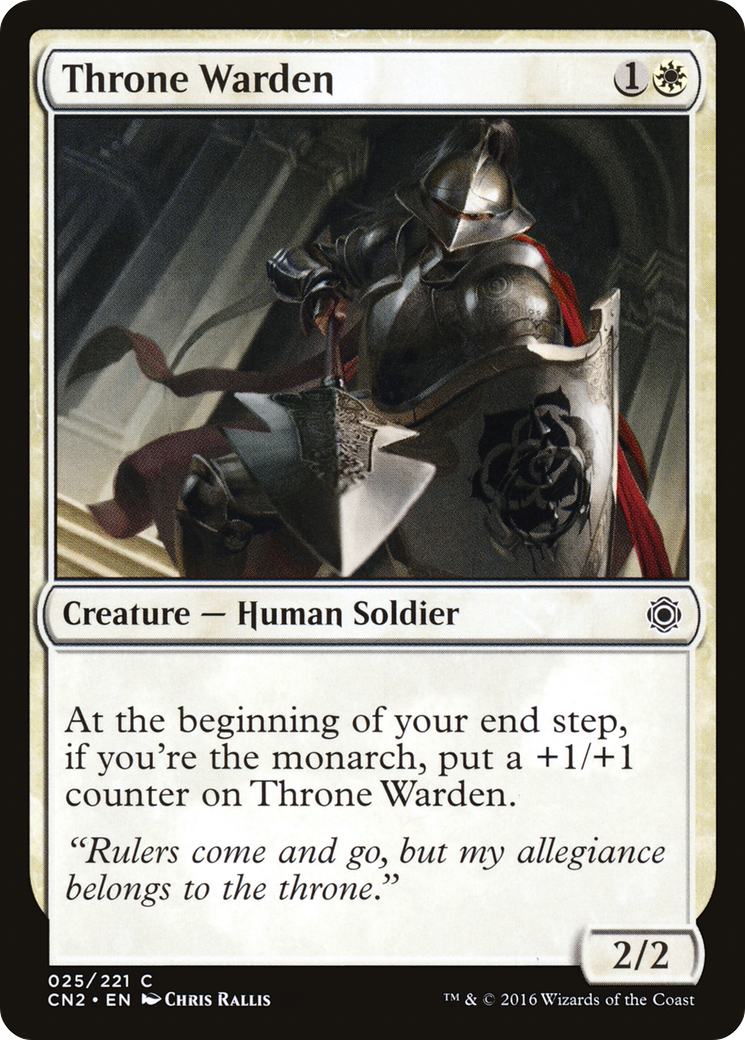Throne Warden (CN2-025)  Foil - Conspiracy: Take the Crown