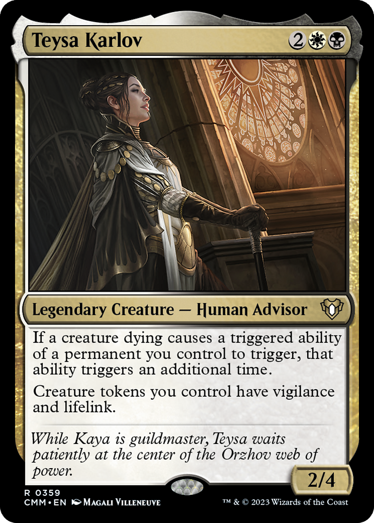 Teysa Karlov (CMM-359)  Foil - Commander Masters