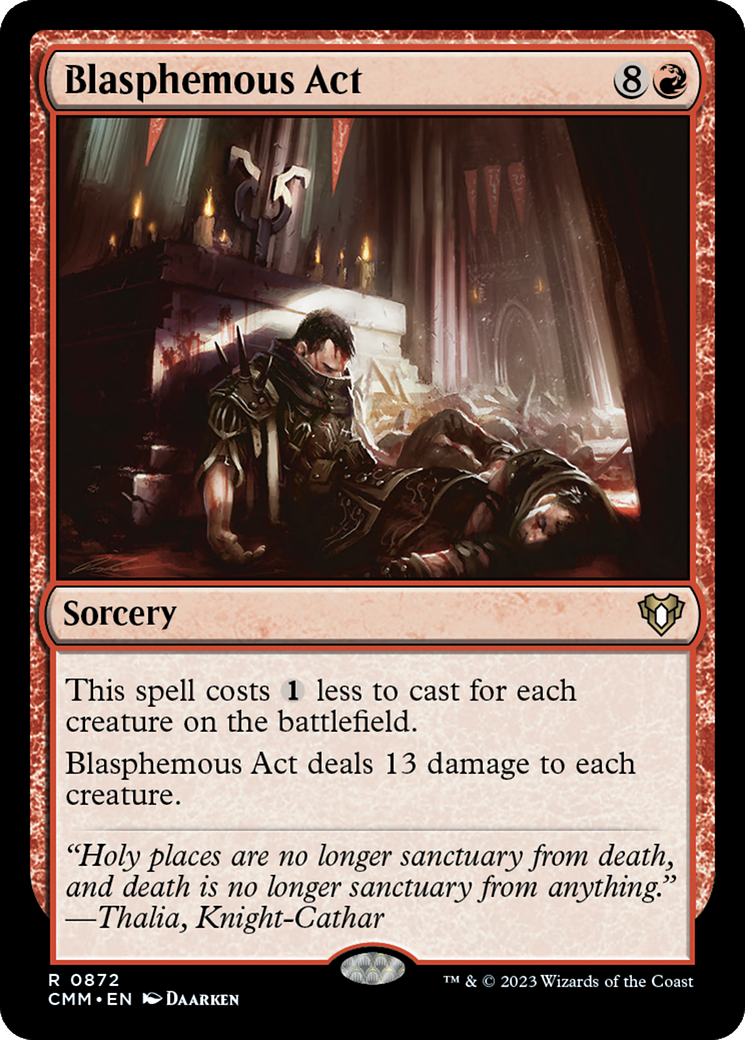 Blasphemous Act (CMM-872)  - Commander Masters