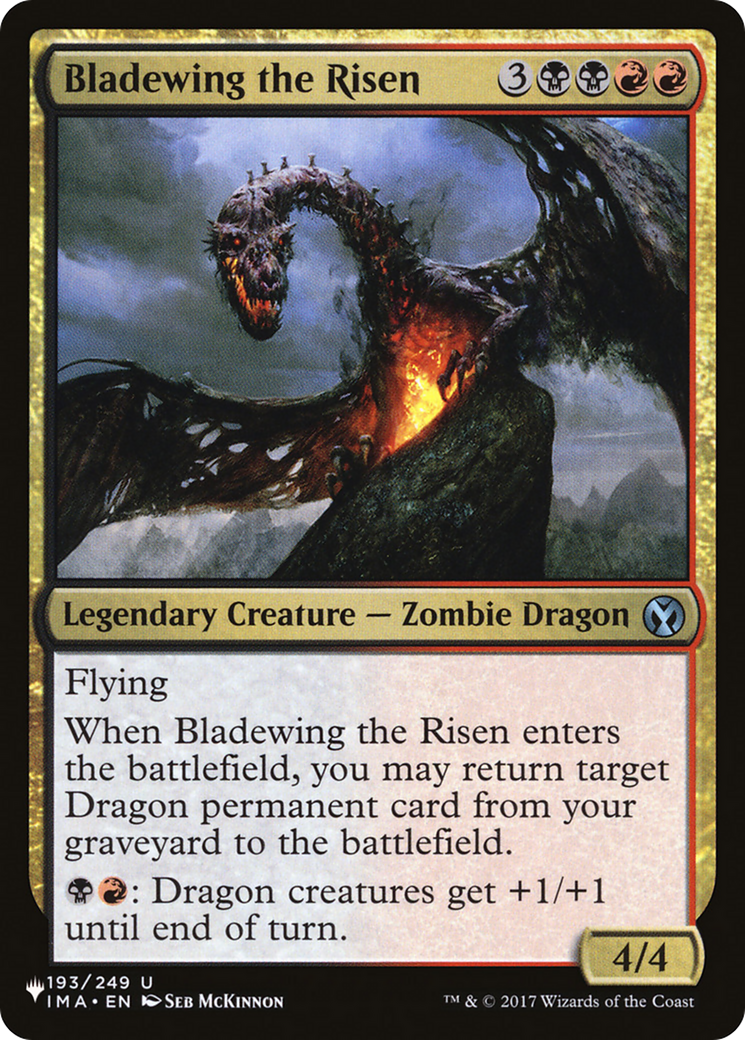 Bladewing the Risen (PLST-IMA-193)  - The List