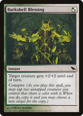 Barkshell Blessing (SHM-224)  Foil - Shadowmoor