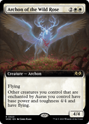 Archon of the Wild Rose (Extended Art) (WOE-323)  Foil - Wilds of Eldraine: (Extended Art)