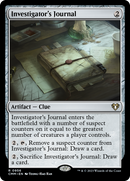 Investigator's Journal (CMM-956)  - Commander Masters