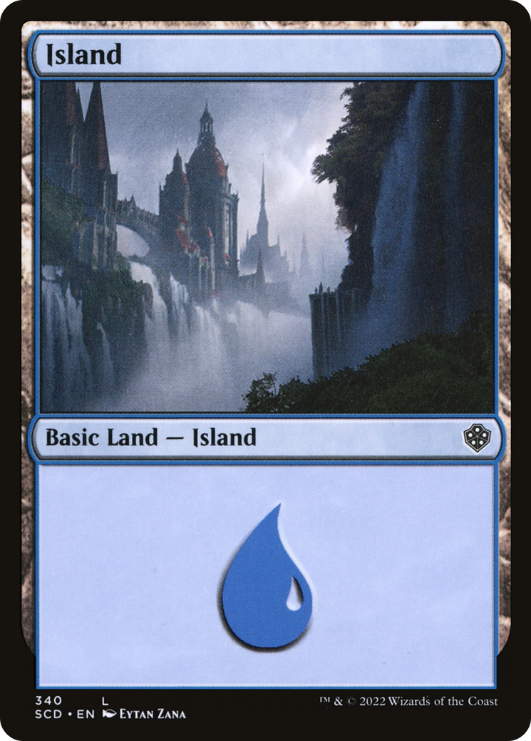 Island (340) (SCD-340)  - Starter Commander Decks