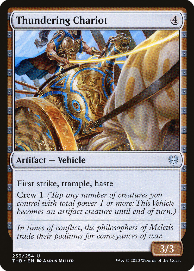 Thundering Chariot (THB-239)  - Theros Beyond Death