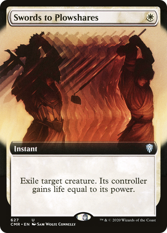 Swords to Plowshares (Extended Art) (CMR-627)  - Commander Legends: (Extended Art)