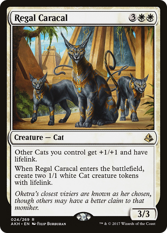 Regal Caracal (AKH-024)  Foil - Amonkhet