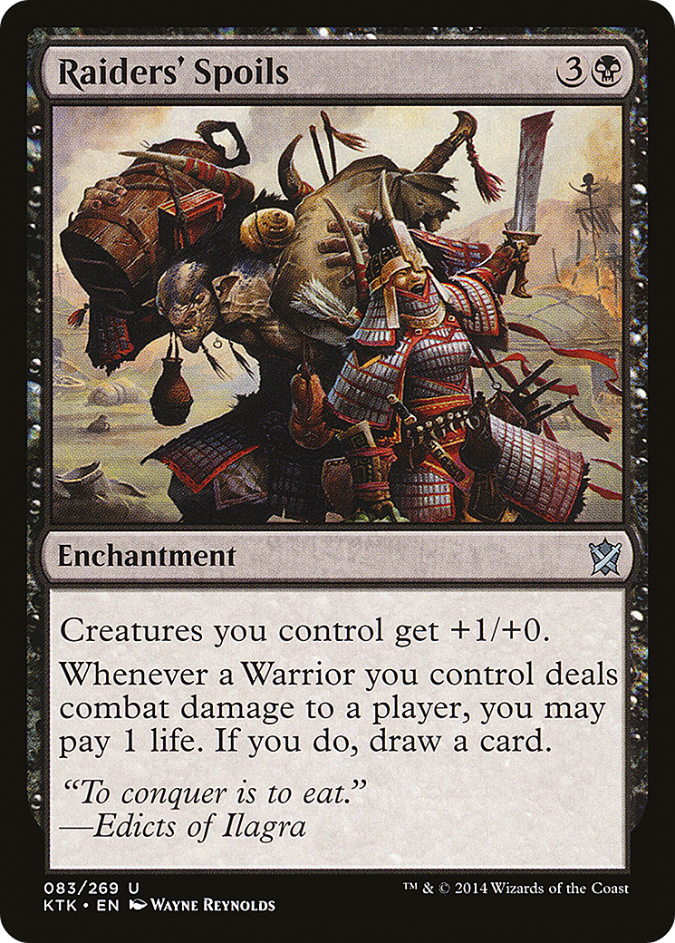 Raiders' Spoils (KTK-083) - Khans of Tarkir Foil