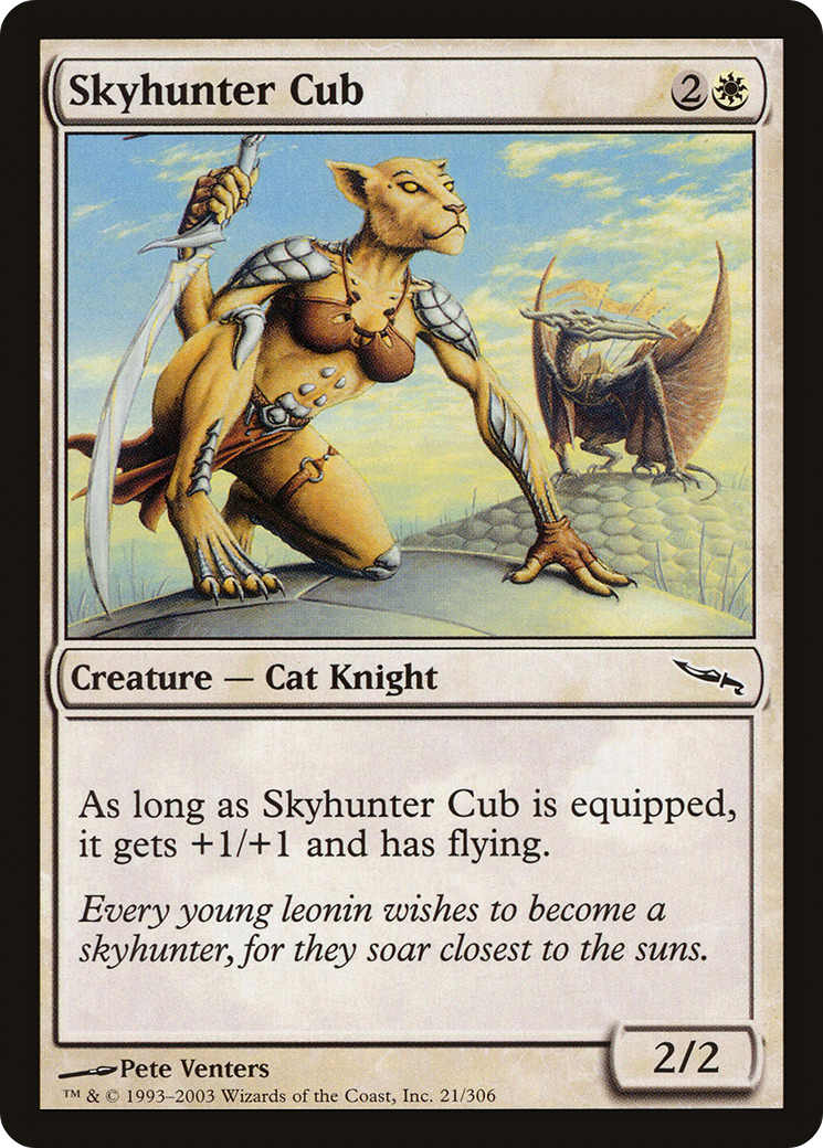 Skyhunter Cub (MRD-021)  Foil - Mirrodin