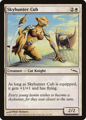 Skyhunter Cub (MRD-021)  Foil - Mirrodin